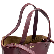 Load image into Gallery viewer, LOEWE Puzzle Fold Tote Bag BordeauxA657V25X01 shiny calf Size Mini