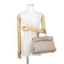 Load image into Gallery viewer, HERMES Birkin Gris Tourterelle Togo Leather Size 30
