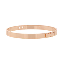 Load image into Gallery viewer, HERMES H Dunkle Bracelet Size PM/STH115423B 00ST 18K Pink Gold