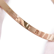 Load image into Gallery viewer, HERMES H Dunkle Bracelet Size PM/STH115423B 00ST 18K Pink Gold