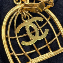 Load image into Gallery viewer, CHANEL Birdcage Earring Gold Plated