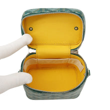 Load image into Gallery viewer, GOYARD Muse Vanity Case VertMUSEVAPMLTY09CL09P PVC Coated Canvas Leather Size Nano