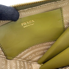 Load image into Gallery viewer, PRADA Crochet Mini Pouch Olive1NR015_2CXK_F0393 Leather Raffia