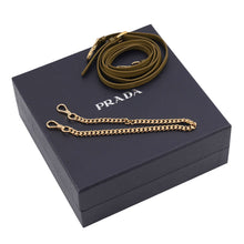 Load image into Gallery viewer, PRADA Crochet Mini Pouch Olive1NR015_2CXK_F0393 Leather Raffia