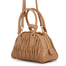将图像加载到图库查看器中,MIUMIU Arkadi 2-way Bag Camel5BB191_AN88_F098L Nappa Leather