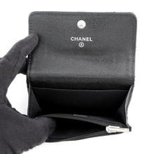 将图像加载到图库查看器中,CHANEL Matelasse Card Case BlackAP4812-B21489-94305 Caviar Leather/Rhinestone