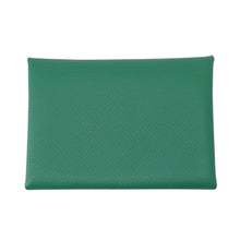 Load image into Gallery viewer, HERMES Calvi Duo Verso Vert Vertigo/Jaune Milton Epsom