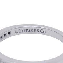 Load image into Gallery viewer, TIFFANY&Co. Half Eternity Ring Size Approximately 8th Pt950