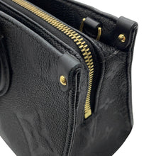 将图像加载到图库查看器中,LOUIS VUITTON Onthego NoirM23640 Monogram Empreinte Leather Size EW