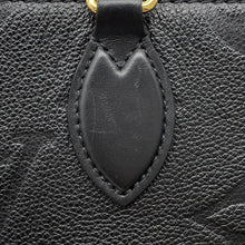 将图像加载到图库查看器中,LOUIS VUITTON Onthego NoirM23640 Monogram Empreinte Leather Size EW
