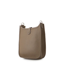 Load image into Gallery viewer, HERMES Evelyne Long Amazon Etoupe/Blue Indigo Taurillon Clemence Size TPM