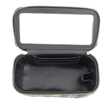 Load image into Gallery viewer, CHANEL Vanity ChainShoulder Bag Navy/GrayAP1341 Tweed Leather
