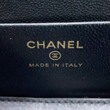 Load image into Gallery viewer, CHANEL Vanity ChainShoulder Bag Navy/GrayAP1341 Tweed Leather