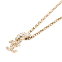 Load image into Gallery viewer, CHANEL CC Logo NecklaceABA558 Metal Rhinestone