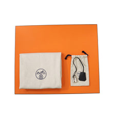 将图像加载到图库查看器中,HERMES HAUT A COURROIES (Coupe de Soleil) Plomb/Vert Fonce Togo Leather Size 40