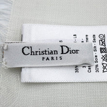 Load image into Gallery viewer, Dior Miss Dior All-Over Shawl White/Pearl Pink45MID140I165_402 Wool35% Cashmere35% Silk30%