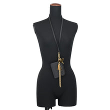 Load image into Gallery viewer, PRADA Triangle Logo Card Holder Black1MC127_QHH_F0002 Saffiano LeatherLeather