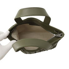 Load image into Gallery viewer, Bottega Veneta Mini INTRECCIATO 2way Handbag Khaki855504 Leather