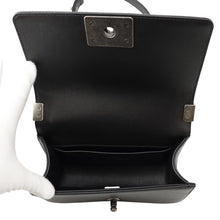 Load image into Gallery viewer, CHANEL Matelasse Boy Chanel ChainShoulder BlackA67085 Caviar Leather Size Small