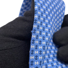 Load image into Gallery viewer, HERMES tie Ciel/Marine/Blanc Silk100%