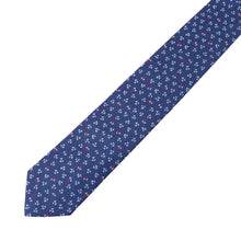 Load image into Gallery viewer, HERMES tie Marine/Ciel/Rouge Silk100%