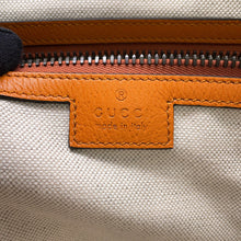 将图像加载到图库查看器中,GUCCI Duffle Travel Bag Orange834460 Suede leather Size Medium
