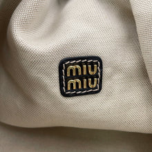 将图像加载到图库查看器中,MIUMIU Ivy Tote Bag Ivory5BG231_ACQY_F0N13 Cotton