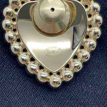 Load image into Gallery viewer, CHANEL CC Logo Heart Pearl Brooch PinkABG239 Faux Pearl Metal
