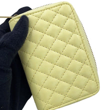 Load image into Gallery viewer, CHANEL Matelasse CC Logo Coin purse Light YellowAP5378-B25683-U8378 Lambskin