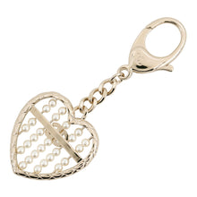 Load image into Gallery viewer, CHANEL Heart Bag CharmABG045-B21180-U1745 Metal Faux Pearl Rhinestone