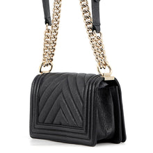 Load image into Gallery viewer, CHANEL Boy Chanel ChainShoulder Bag BlackA67085 Caviar Leather Size Small