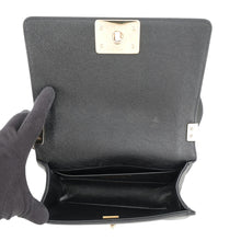 Load image into Gallery viewer, CHANEL Boy Chanel ChainShoulder Bag BlackA67085 Caviar Leather Size Small