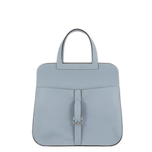 Load image into Gallery viewer, HERMES Halzan Verso Blue Lin/Blue Gacier Evercolor Size 25