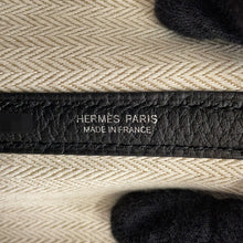 Load image into Gallery viewer, HERMES Garden Party Black Negonda Leather Size TPM