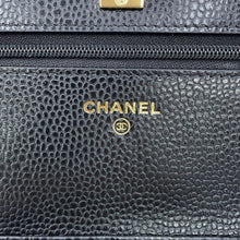 Load image into Gallery viewer, CHANEL Matelasse Classic Chain Wallet BlackAP4241 Caviar Leather