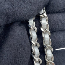 Load image into Gallery viewer, CHANEL Camellia Matelasse Single Flap Chain Bag SilverA92786 Lambskin Size 20