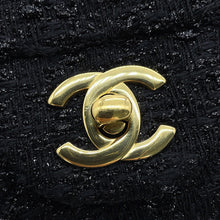Load image into Gallery viewer, CHANEL Mini Matelasse Single Flap Single Chain Shoulder Bag BlackA69900 Tweed Size 20