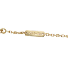 Load image into Gallery viewer, Van Cleef & Arpels Vintage Alhambra Necklace 2026 Holiday Collection Blue GrayVCARPRTH00 18K Yellow Gold