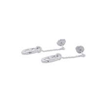将图像加载到图库查看器中,HERMES Chaine d'Ancre Farandole Earrings Size MM SV925