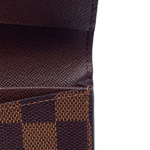 将图像加载到图库查看器中,LOUIS VUITTON Buisiness Card Holder BrownN62920 Damier Ebene Canvas