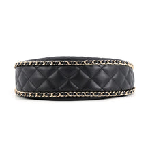 将图像加载到图库查看器中,CHANEL Matelasse Small Hobo Shoulder Bag BlackAS3917 Lambskin Size Small