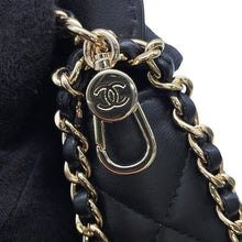 将图像加载到图库查看器中,CHANEL Matelasse Small Hobo Shoulder Bag BlackAS3917 Lambskin Size Small