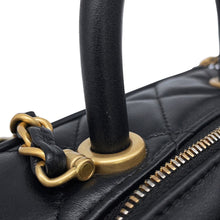 Load image into Gallery viewer, CHANEL Matelasse Mini Bowling 2-Way Shoulder Bag BlackAS5572 Leather Size Mini
