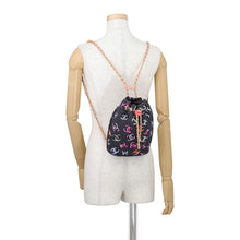 将图像加载到图库查看器中,CHANEL CC Logo Backpack Navy/MulticolorAS4810 Printed Fabric Leather