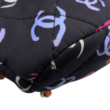 将图像加载到图库查看器中,CHANEL CC Logo Backpack Navy/MulticolorAS4810 Printed Fabric Leather