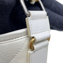 将图像加载到图库查看器中,CHANEL Gabriel de CHANEL Hobo Bag MetalicWhiteA91810 Aged Calf Leather Size Small