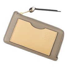 Load image into Gallery viewer, LOEWE Coin purse, coin card holder, soft grained calf leather Taupe Grey/TalcC660Z40X09 Soft grain calf
