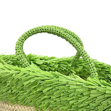 将图像加载到图库查看器中,MIUMIU Basket Bag Natural/Prato5BG209_2DDH_F0N74 Raffia Palmit