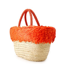 Load image into Gallery viewer, MIUMIU Basket Bag Natural/Papaya5BG209_2DDH_F0Z2R Palmit