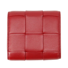 Load image into Gallery viewer, Bottega Veneta Maxi INTRECCIATO Cassette Compact Wallet Red/Light Pink785973 Leather